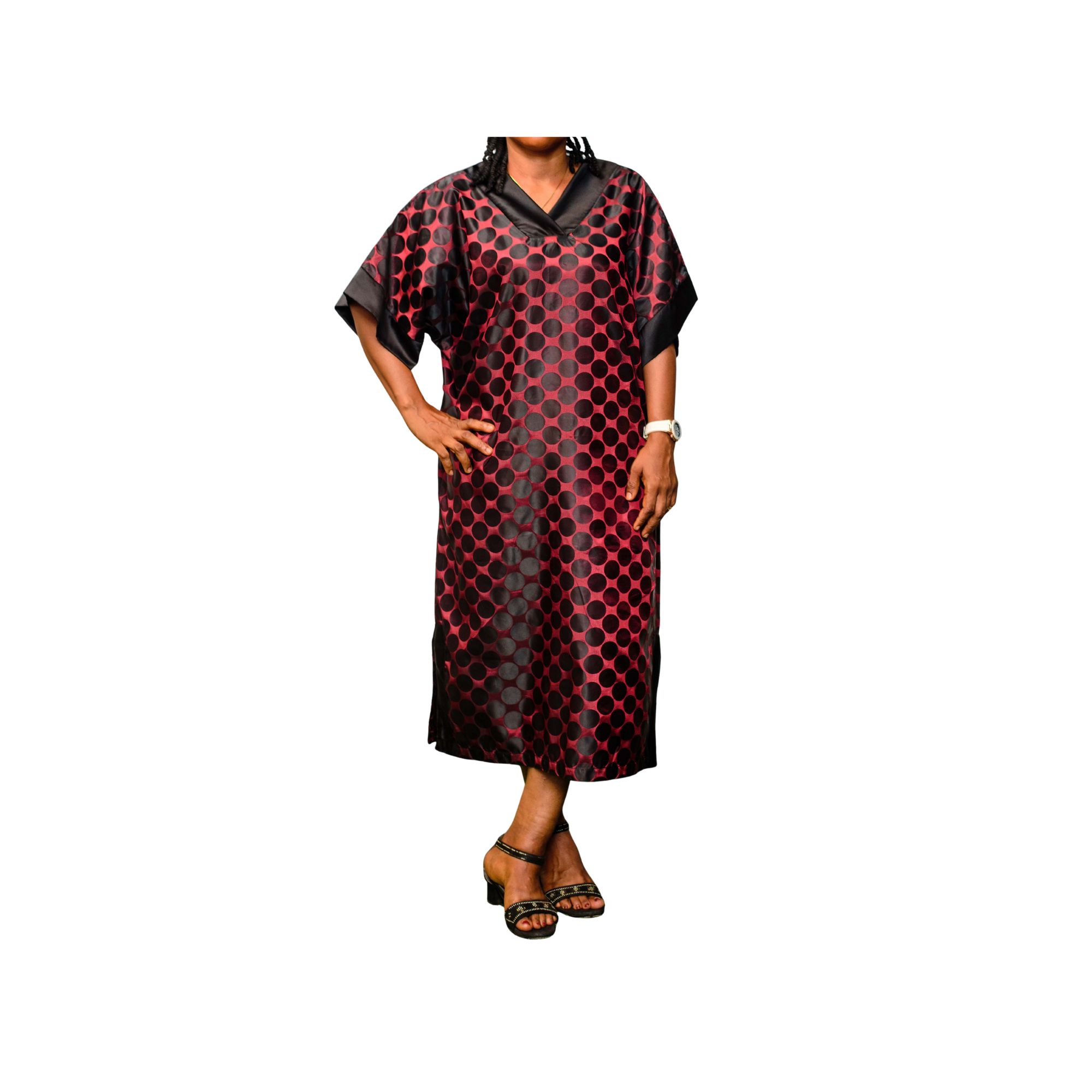 Olivia Damask Short Gown