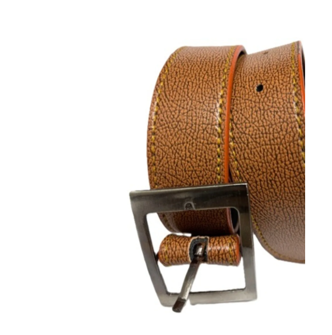 Classic Leather Belt - Tan - Image 4