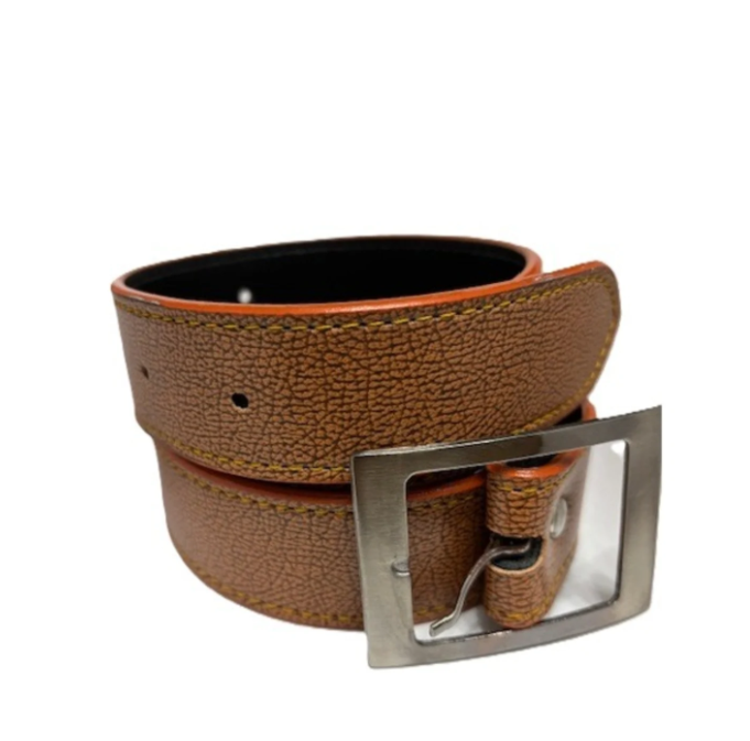 Classic Leather Belt - Tan - Image 2