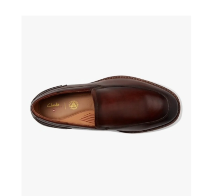 Clarks Men Aun Hugh Step Brown Leather Shoes - Image 5
