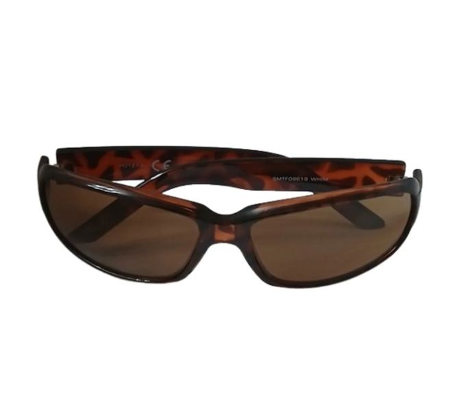 Gorgeous Big And Bold Brown Print Sunglasses.