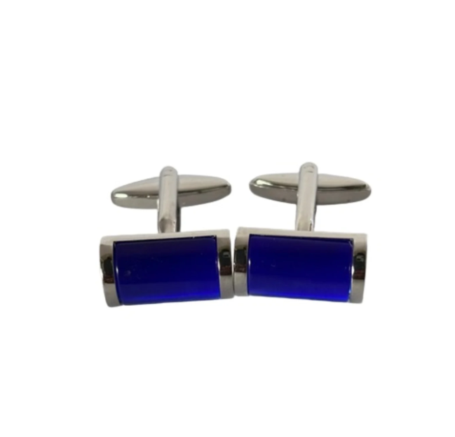 Exotic Designer Cufflinks - Blue - Image 3