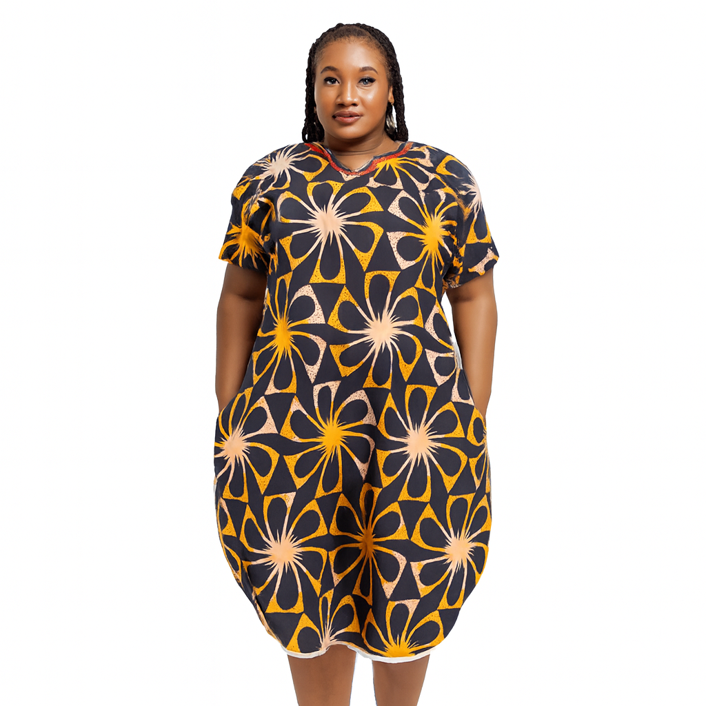 Funke Ankara Short Dress