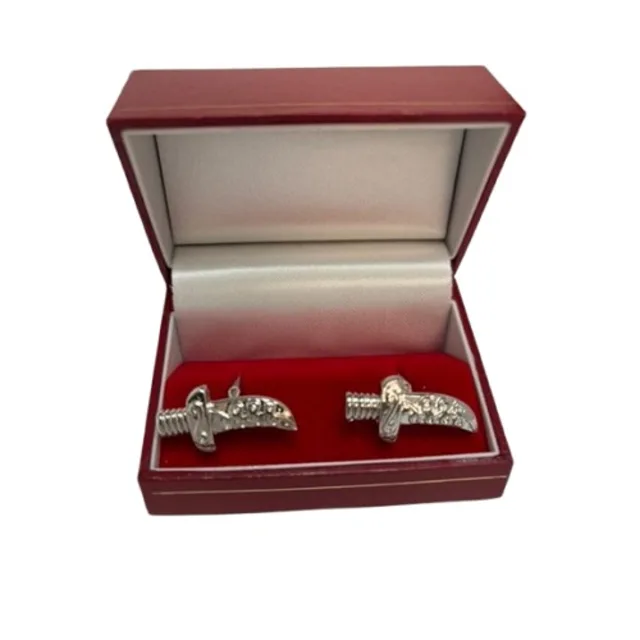 Sword Cufflinks – Silver