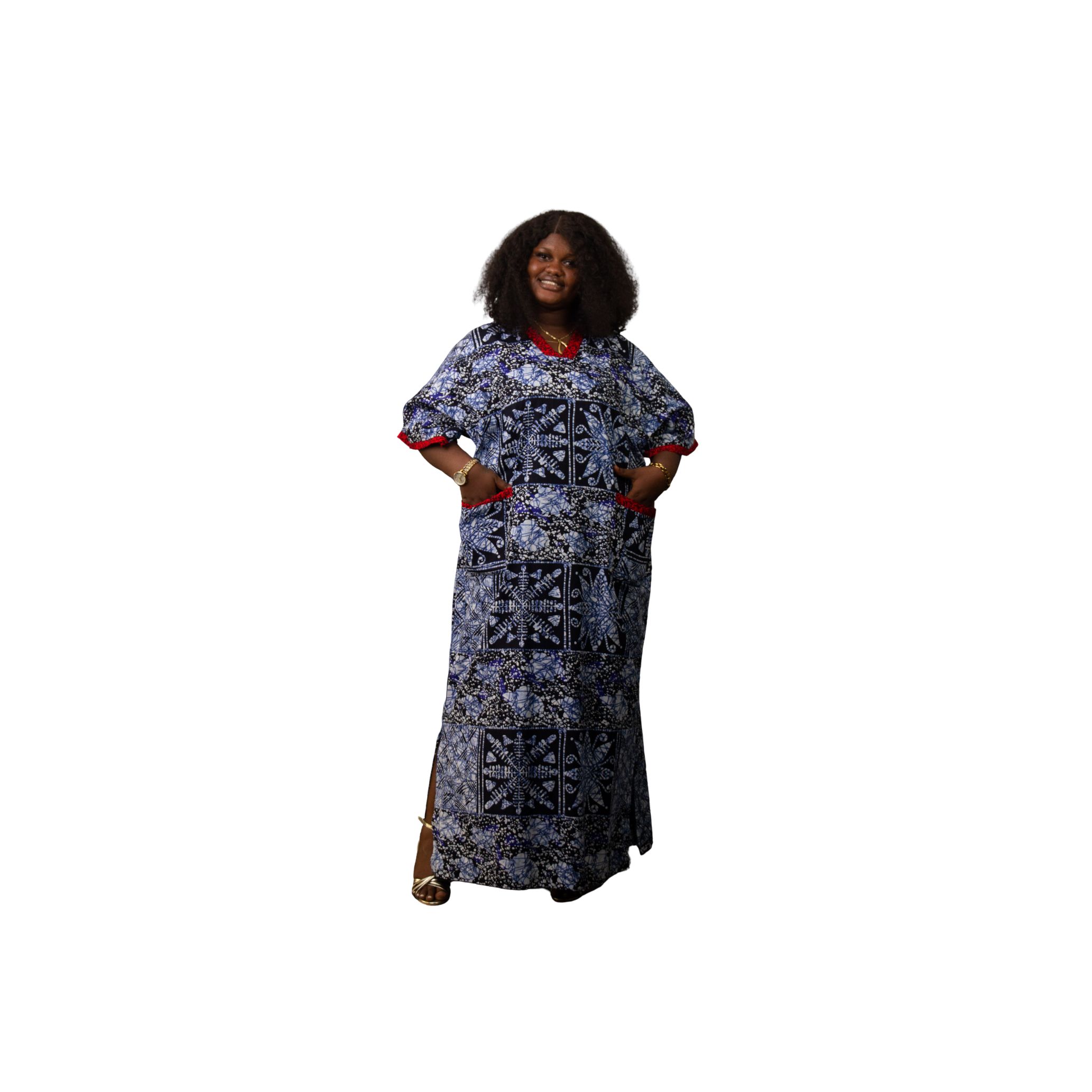 Isabella Classic Ankara bubu dress