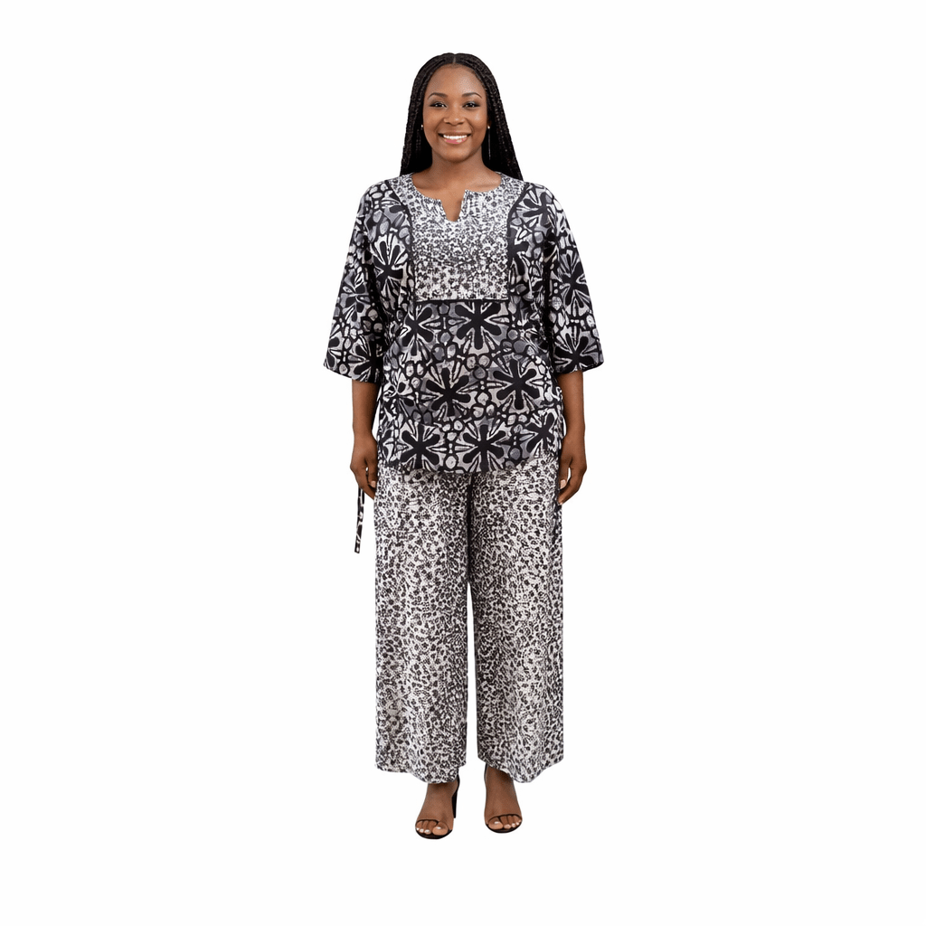 Carol 2 Piece Ankara Blouse And Trouser