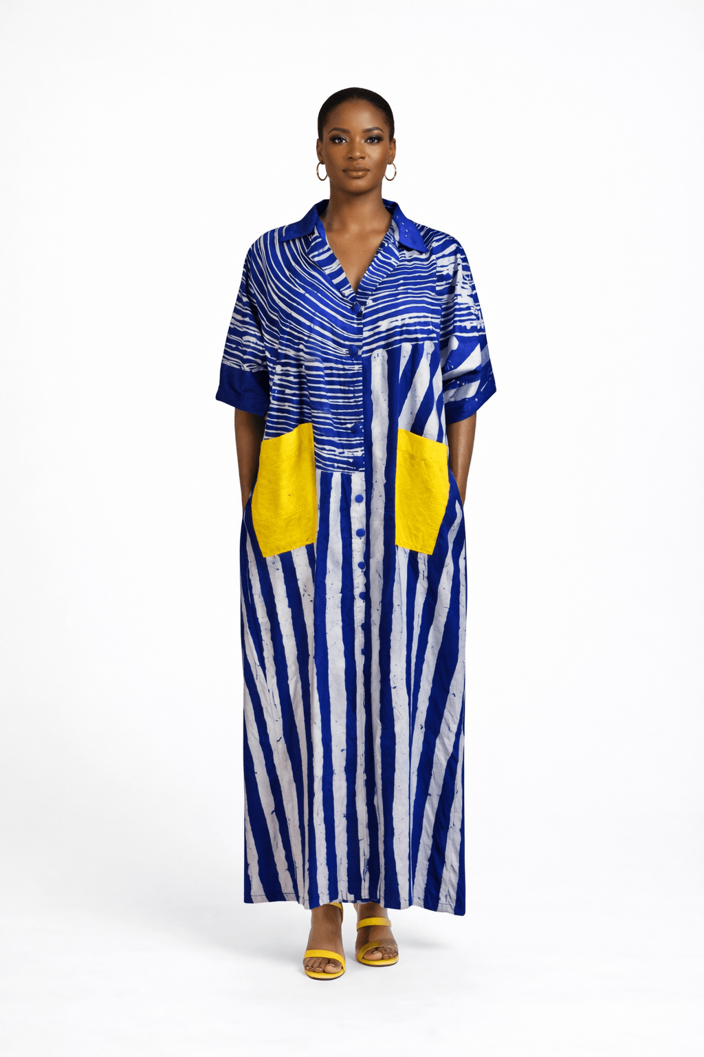 Diana Buttons Down Long Dress