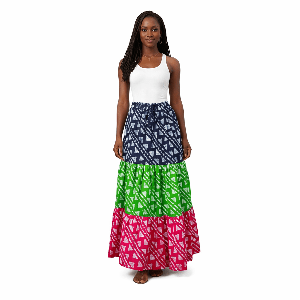 Laverne Maxi Print Long Skirt